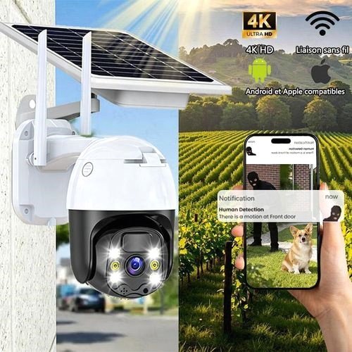 Caméra panoramique avec plusieurs angles de surveillance
